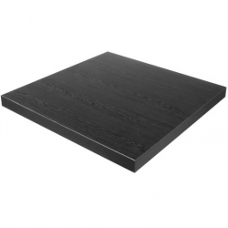Tafelblad zwart houtlook 5x60x60 (HxLxB)